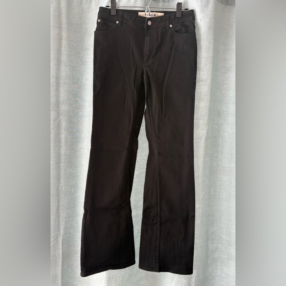 🔥 Vintage GAP Women's Black Flare Stretch Jeans Size 10L - Excellent Condition 🔥